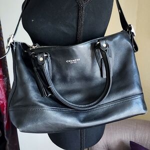 COACH black leather satchel